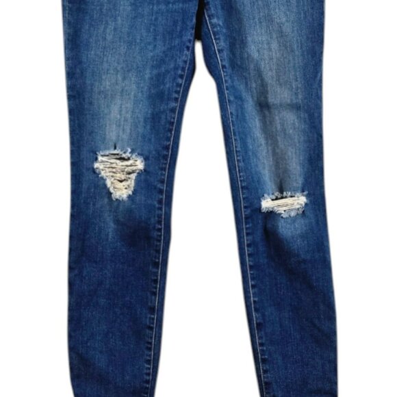 Madewell 27 Women's Jeans Skinny Crop High-Rise Distressed - Picture 8 of 9